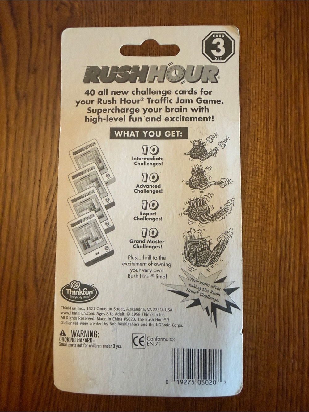 ThinkFun Rush Hour Card Set Level 3 - Picture 2 of 2
